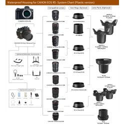 Seafrogs housing for Canon EOS R5 and Dome Lens