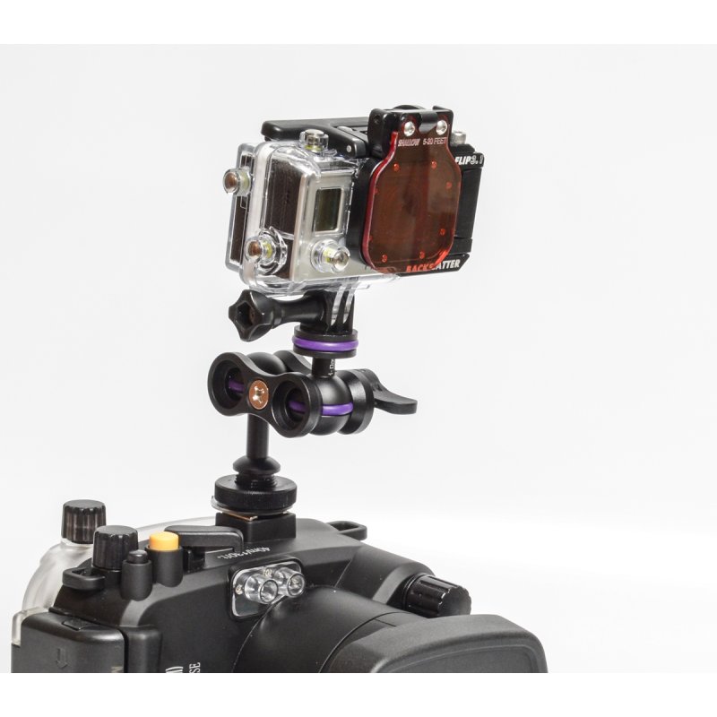 Cold shoe GoPro mount kit