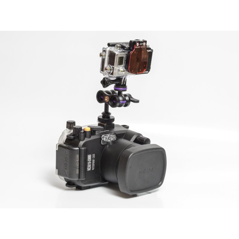 Cold shoe GoPro mount kit