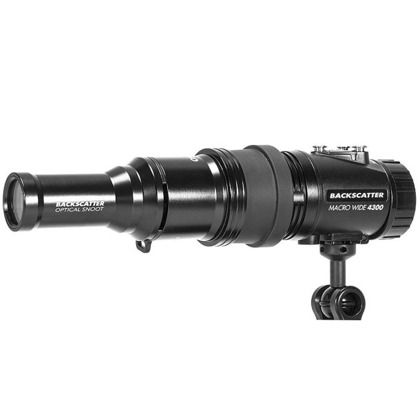 Backscatter MW-4300 &amp; OS-1 Underwater Video Light &amp; Snoot Package