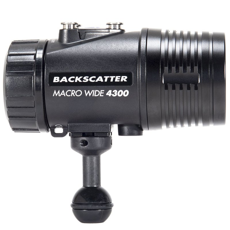 Backscatter MW-4300 &amp; OS-1 Underwater Video Light &amp; Snoot Package