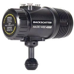 Backscatter MW-4300 &amp; OS-1 Underwater Video Light &amp; Snoot Package