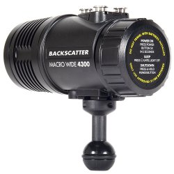 Backscatter MW-4300 &amp; OS-1 Underwater Video Light &amp; Snoot Package