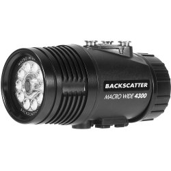 Backscatter MW-4300 &amp; OS-1 Underwater Video Light &amp; Snoot Package