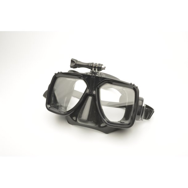 Mask with GoPro mount (black)