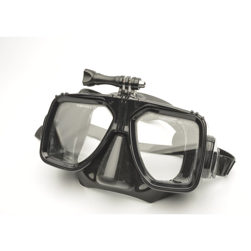 Mask with GoPro mount (black)