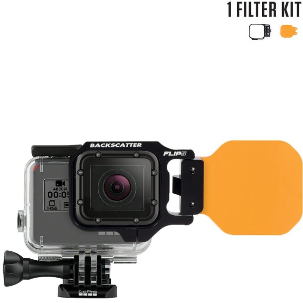 FLIP - Single Filter Kit with DIVE Filter (for HERO3/3+/4/5/6/7)
