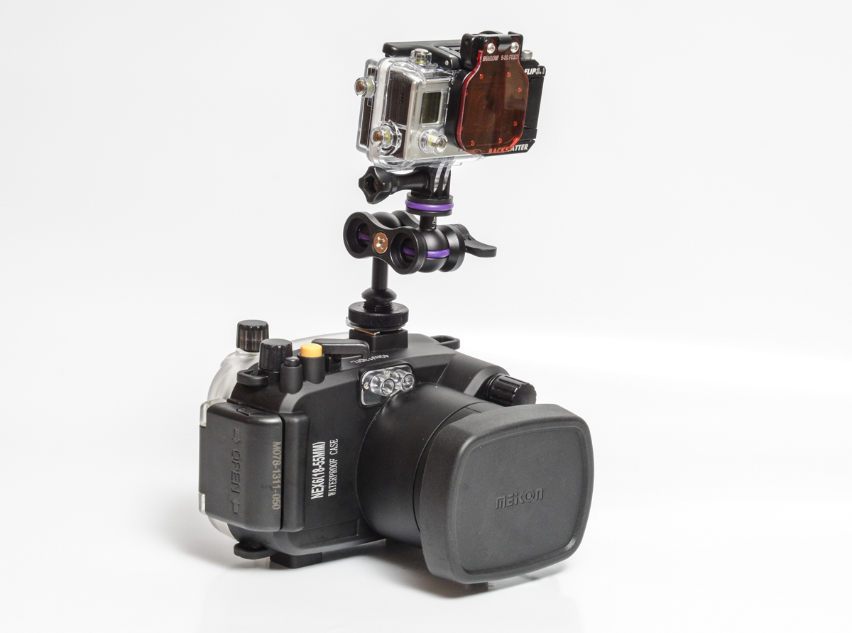 Cold shoe GoPro mount kit