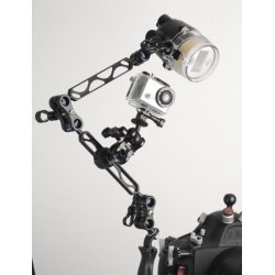 Strobe mounting ball for fastening on arms