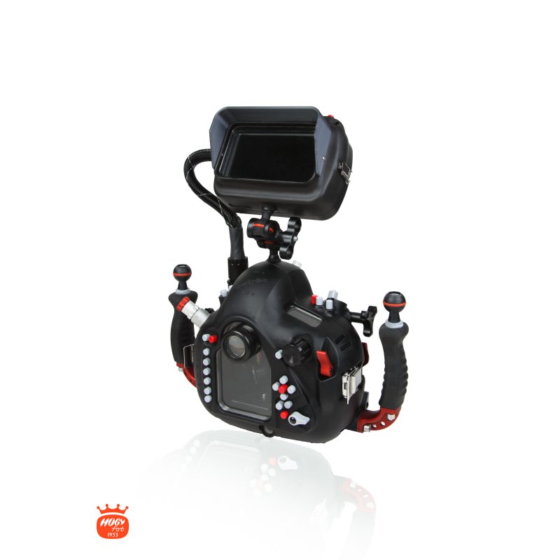 Vision Xs: Housing with 5" HDMI Monitor, HDMI Cable and M16x1 bulkhead , battery and charger