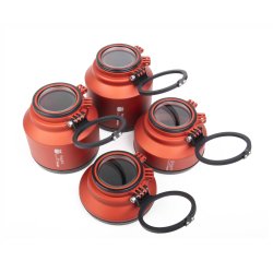 Hugyfot Macro Port Mineral Glass ALU L35 Red