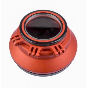 Hugyfot Makro-Port aus optischem Glas ALU L35 Rot