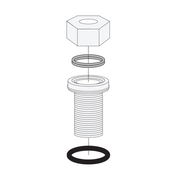 CONTROL GLAND BRASS 5/16 IN