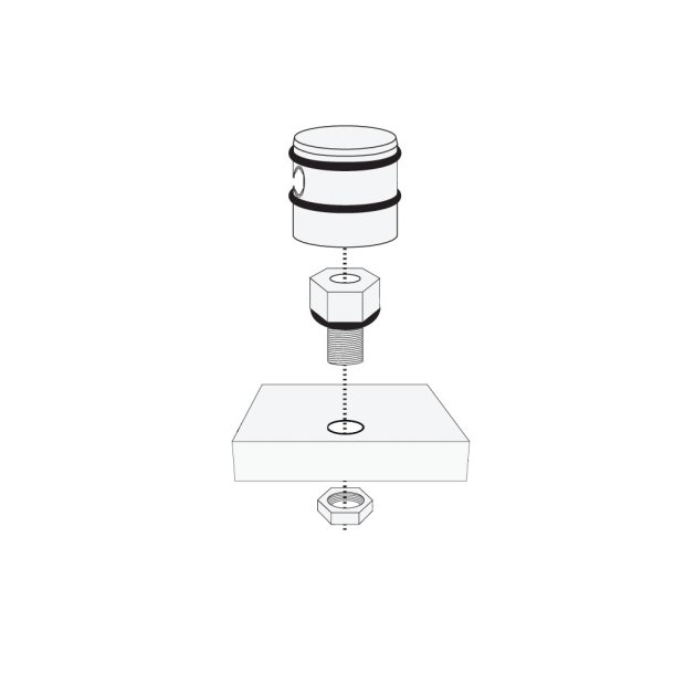 CONTROL GLAND BRASS 5/16 IN