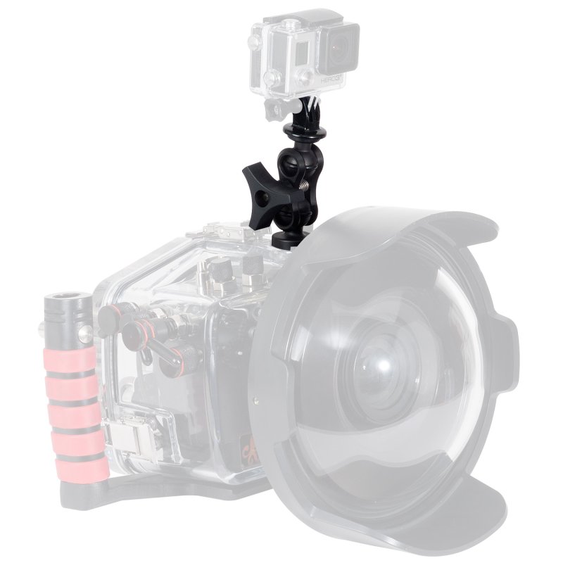 DSLR Halterungset f�r GoPro / 1-Zoll Kugelkopf