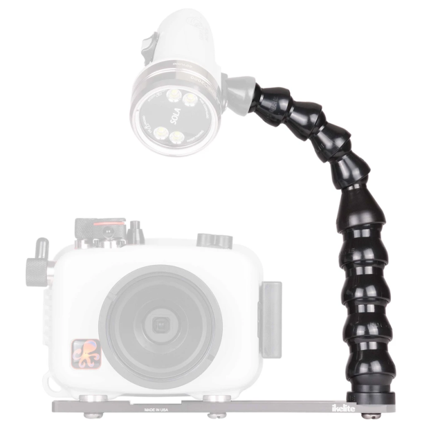 Flex-Lampenarm f�r Actionkamera-Schiene