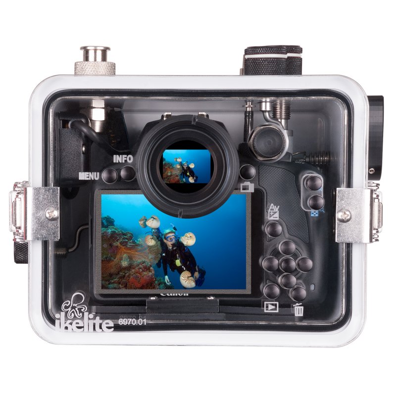 IKELITE UNTERWASSERGEHAUSE F�R CANON EOS 100D REBEL SL1 (WEISS)