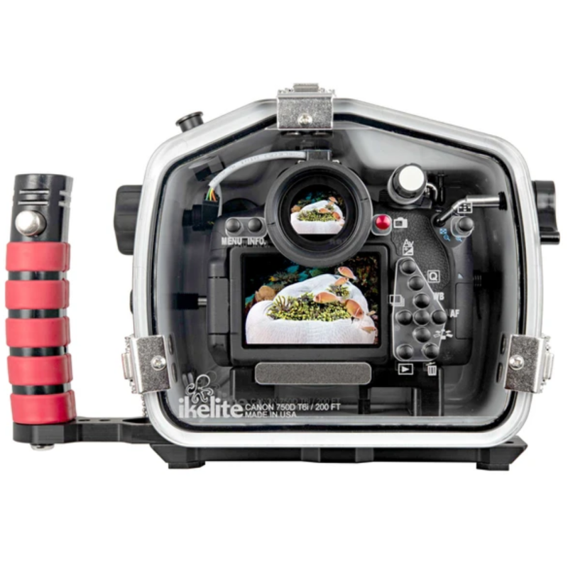 Ikelite 200DL Unterwassergeh�use f�r Canon EOS 750D Rebel T6i, Kiss X8i DSLR-Kameras