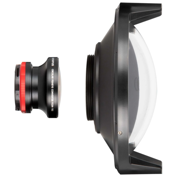 DOME PORT OLYMPUS FCON-T02 KIT WITH LENS