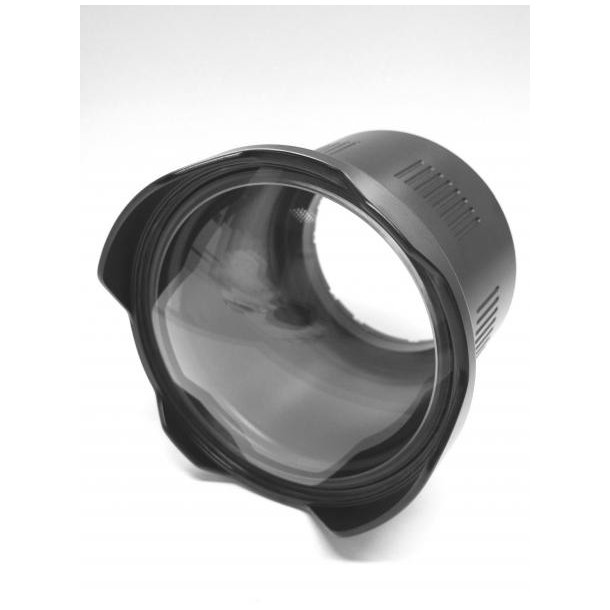 4" wide angle port for Canon EF-M 18-55mm zoom lens