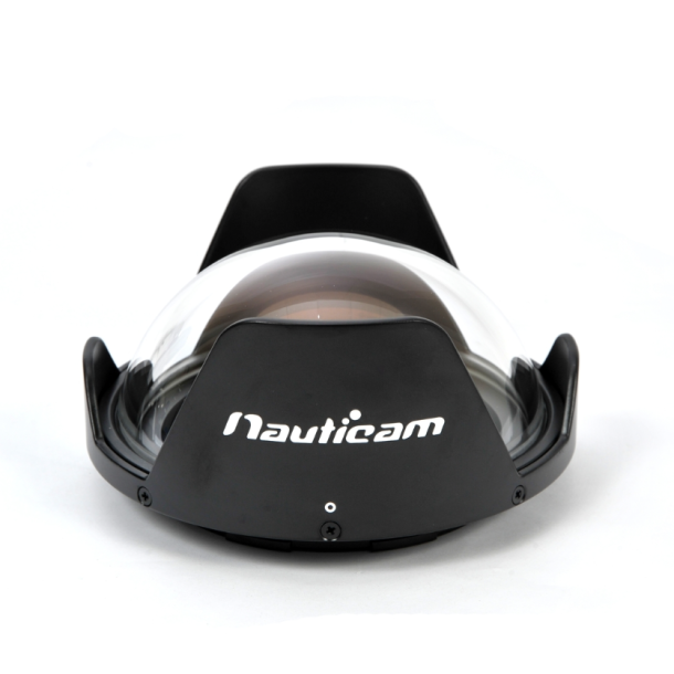 Nauticam 140mm optical glass fisheye port with removable shade N120 