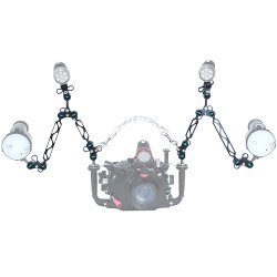 Strobe mounting ball for fastening on MP clamp