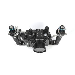 Nauticam RX100 MKV Pro Package with tray, handles, armballs and vacuum valve
