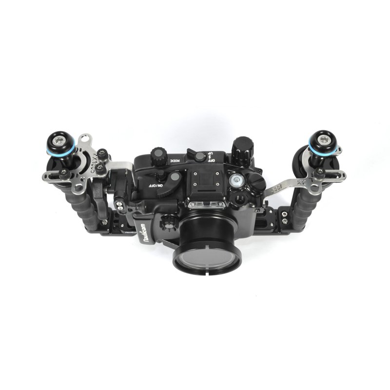 Nauticam RX100 MKV Pro-Paket mit Schiene, Griffen, Kugelköpfen und Vakuumventil