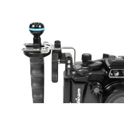 Nauticam RX100 MKV Pro Package with tray, handles, armballs and vacuum valve