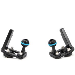 Nauticam Atomos Shogun Gehäuse Kugelkopf-Adapter für Nauticam GH4/GH5