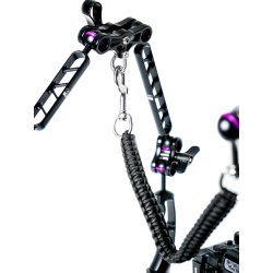 FOTOGRAFIT Lanyard with double snap bolt (black - 30cm)