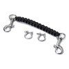 Lanyard with double snap bolt (black - 60cm)
