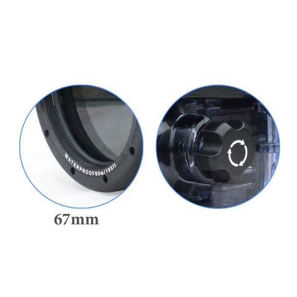SeaFrogs RX100 I-V Unterwassergeh�use f�r Sony RX100 I-V Kamera
