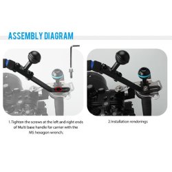 Weefine top handle bar for tray