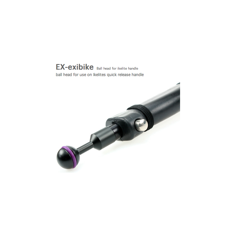 Short Stem mount with 1" Ball