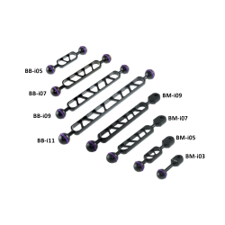 ID Aluminum arm 5" with double armball