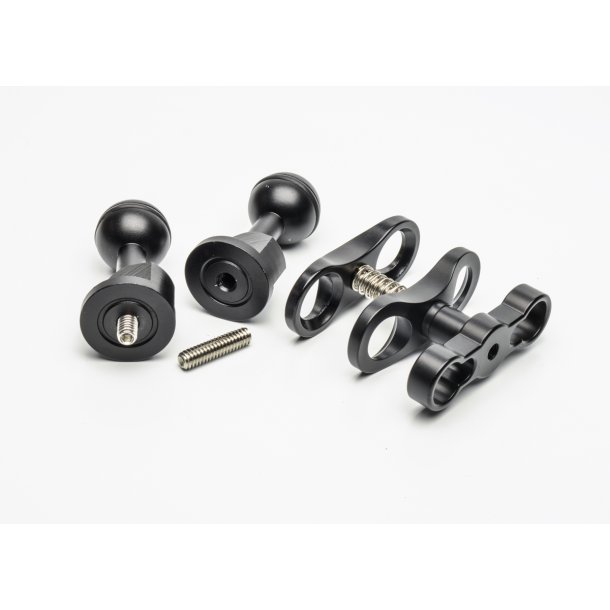 Doppel-Kugelkopf-Set f�r Stativ