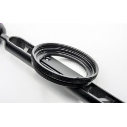 Lens holder for M67-M52 wet lens.