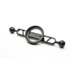 Lens holder for M67-M52 wet lens.