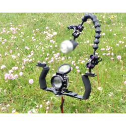 Action tray with handles (adjustable)