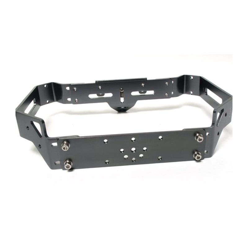 Base tray with adjustable handle and top bar