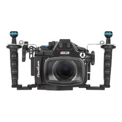 Nauticam NA-L10 Pro Package for Panasonic Lumix L10 (inc. flexitray, right handle, two balls, M16 valve, shutter extension)