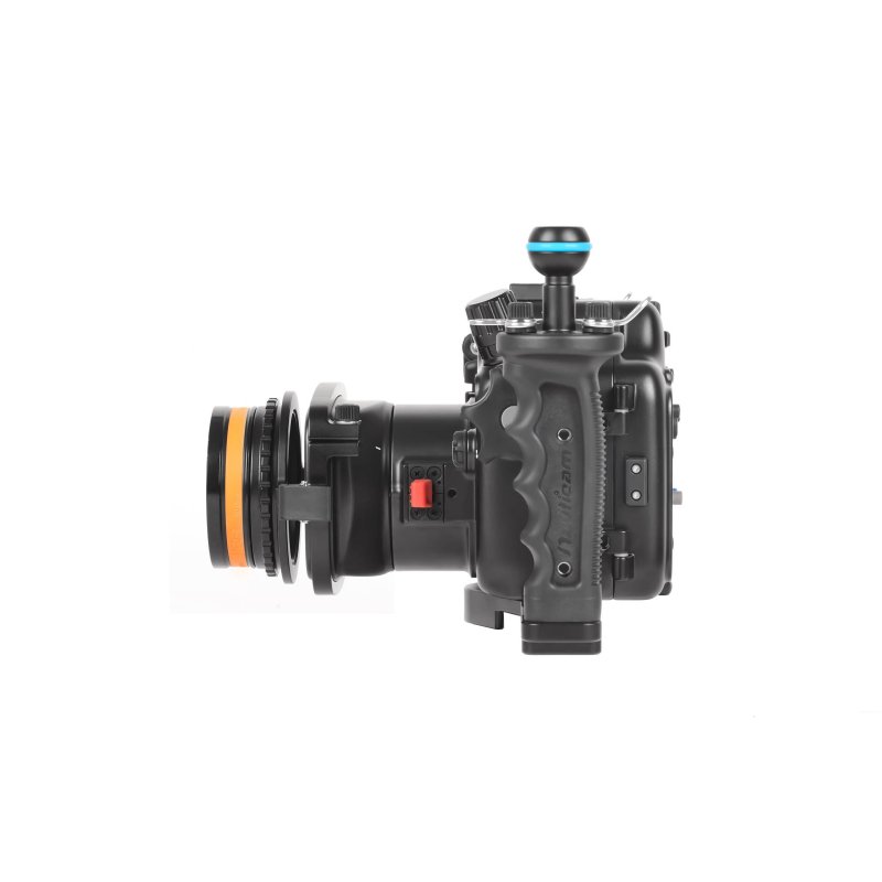 Nauticam NA-L10 Pro Package for Panasonic Lumix L10 (inc. flexitray, right handle, two balls, M16 valve, shutter extension)