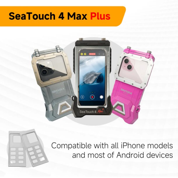Divevolk Seatouch 4 MAX PLUS CUSTOMIZED Adapter for iPhone 17 Pro Max