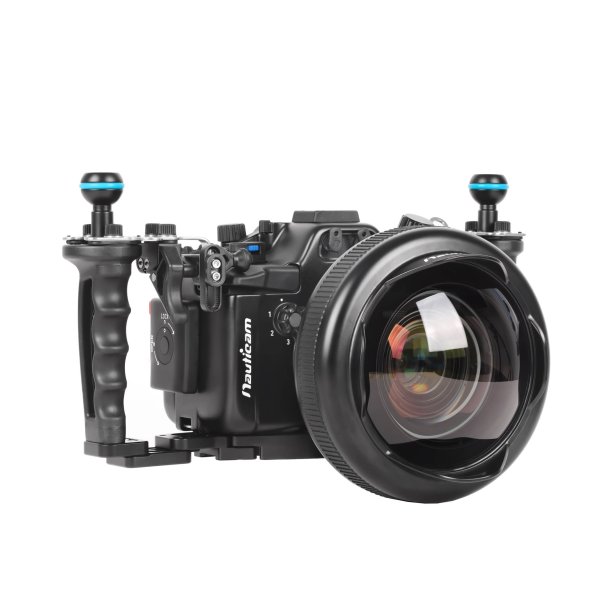 Nauticam NA-L10 Pro Paket f�r Panasonic Lumix L10 (inkl. Flexitray, rechter Griff, zwei Kugeladapter, M16-Ventil, Ausl�serverl�ngerung)