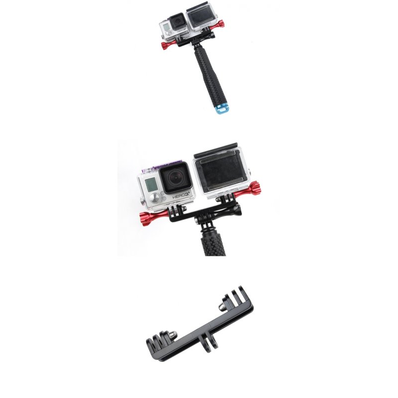 Double mount for GoPro