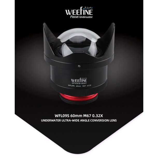 Weefine WFL09S Unterwasser Ultra-Weitwinkel-Konvertierungsobjektiv