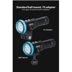 Weefine Smart Focus 2600 Diving Video Light