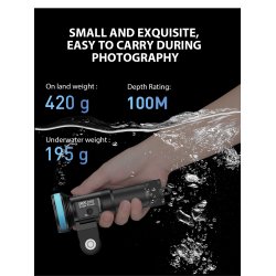 Weefine Smart Focus 2600 Diving Video Light