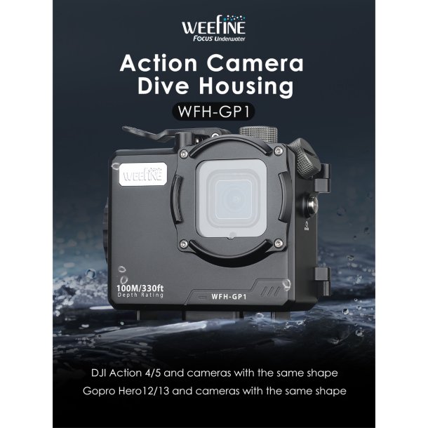 WeeFine WFH-GP1 Action Camera Dive Housing
